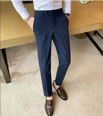 Groom White Suit Pants Men Formal Wear Dress Trousers Slim Fit Trousers Men Business Pants Men Dress Suits Pants 36