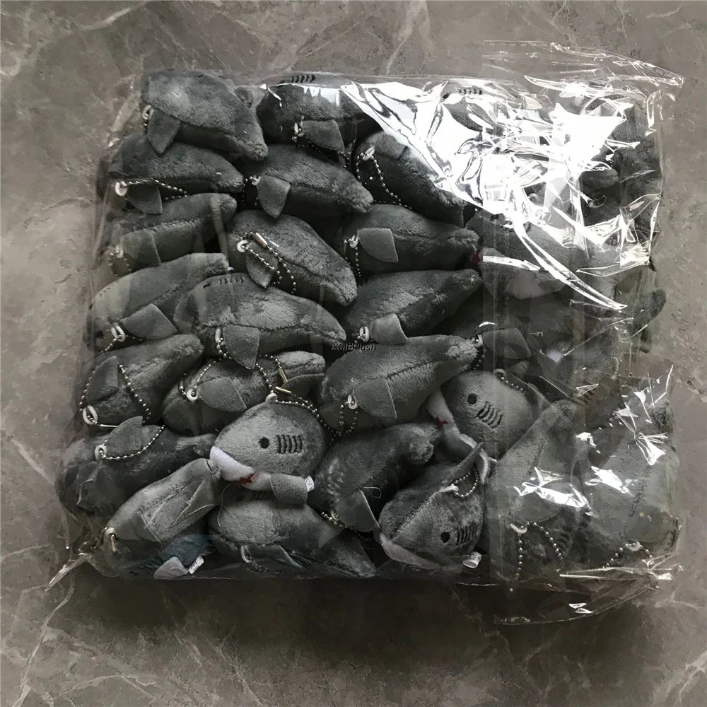 3Colors, 30PCS Wholesale 5CM Plush Stuffed Shark Toy