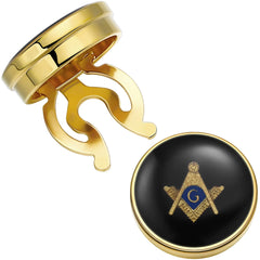 HAWSON Freemason Masonic Button Covers for Men, Jewelry or Accessories, Gift Box Packed, Clothing Button