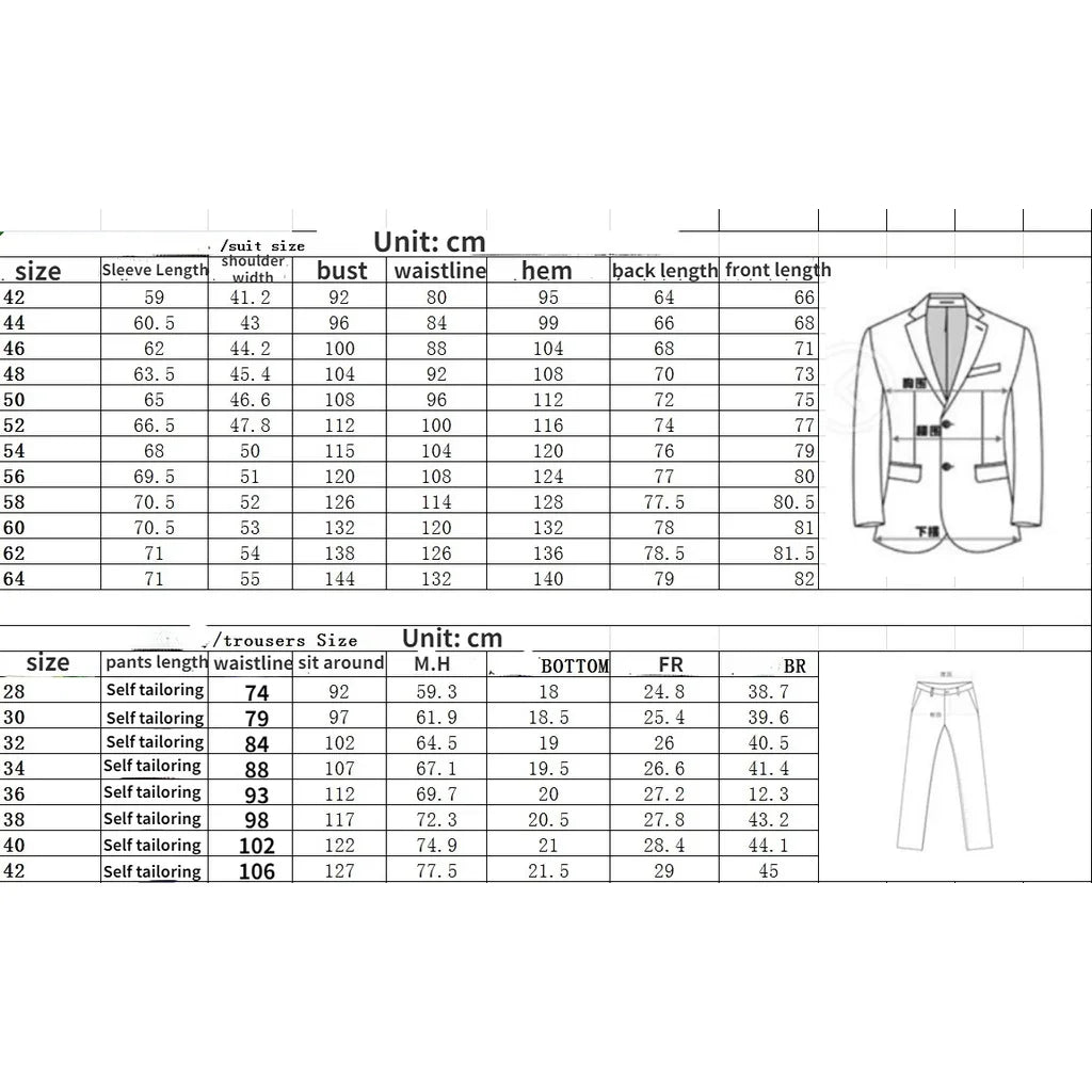 (Coat+vest+pants) High end European and American style men's suit set, large size evening/wedding/business specific clothing