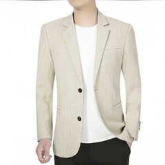 2024 New Men Suit Jacket Thin Blazers Spring Autumn Solid Business Casual Suit Jacket Men Clothing Blazer Hombre Coats